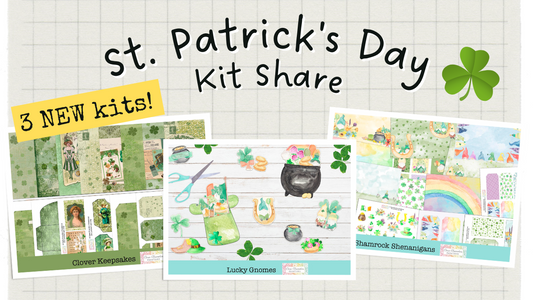 St. Patrick's Day Junk Journal kits