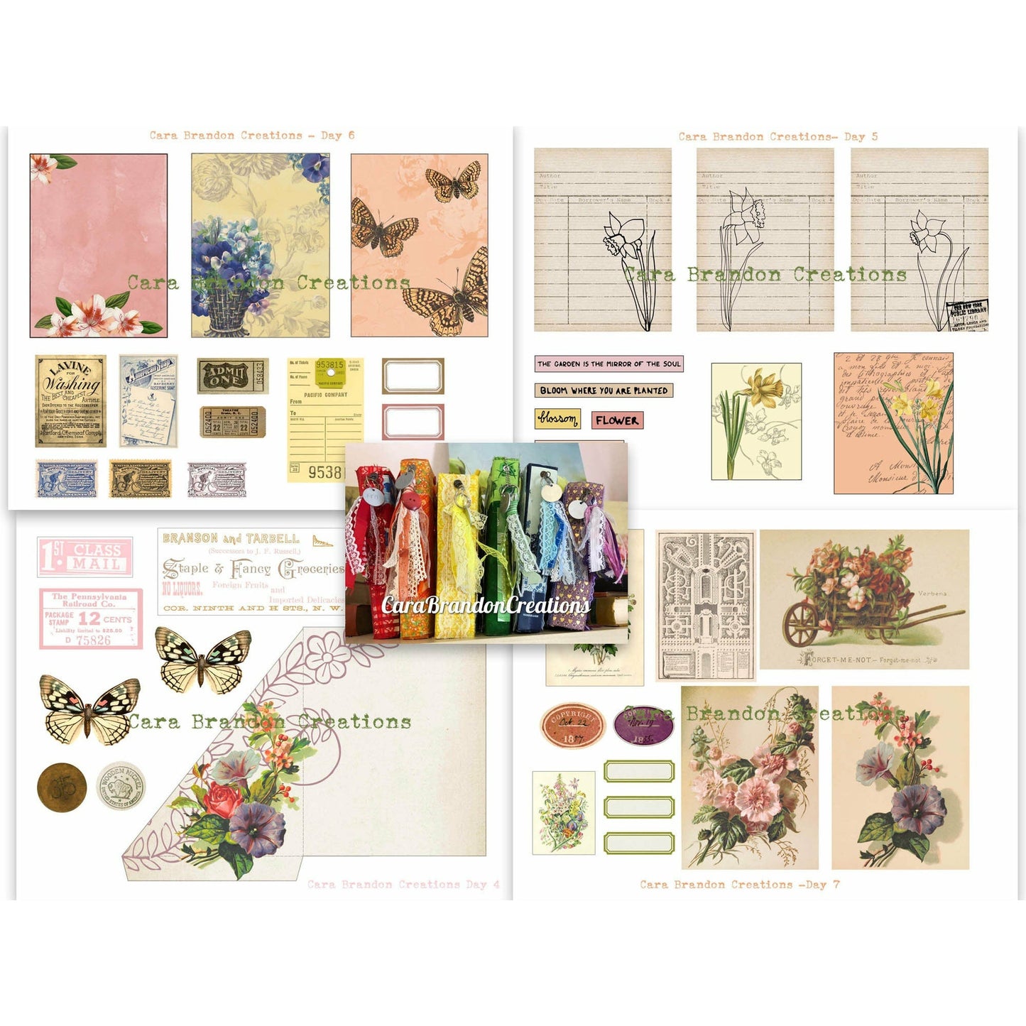7 Days of Spring Collaboration kit with DearJulieJulie