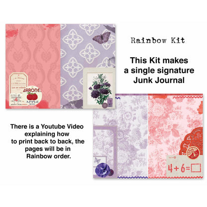 Retro Rainbow 1 Signature Journal Kit