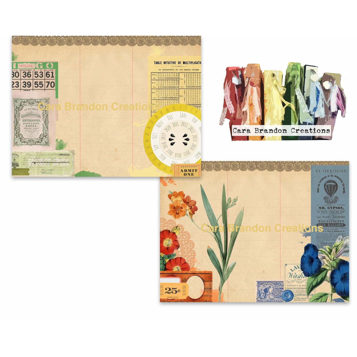 Retro Rainbow 1 Signature Journal Kit