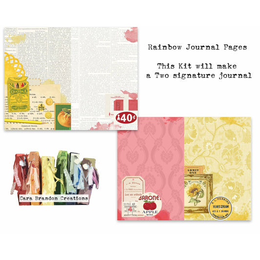 Retro Rainbow 2 Signature Journal Kit