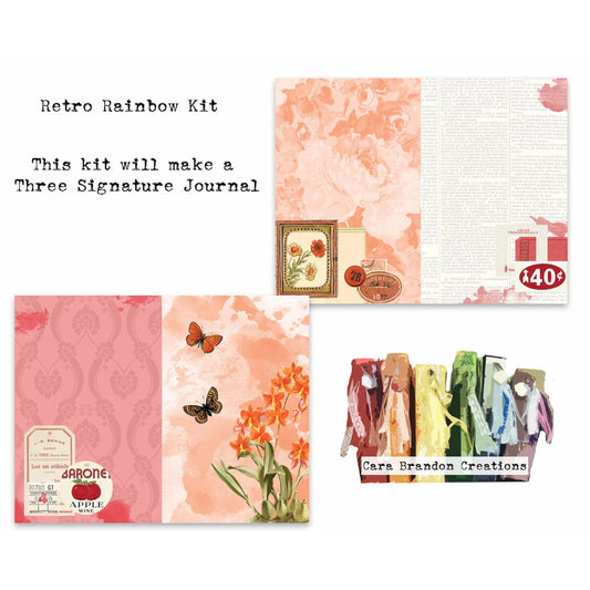 Retro Rainbow 3 Signature Journal Kit