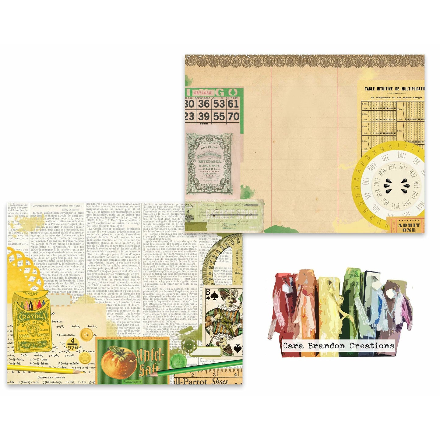 Retro Rainbow 3 Signature Journal Kit