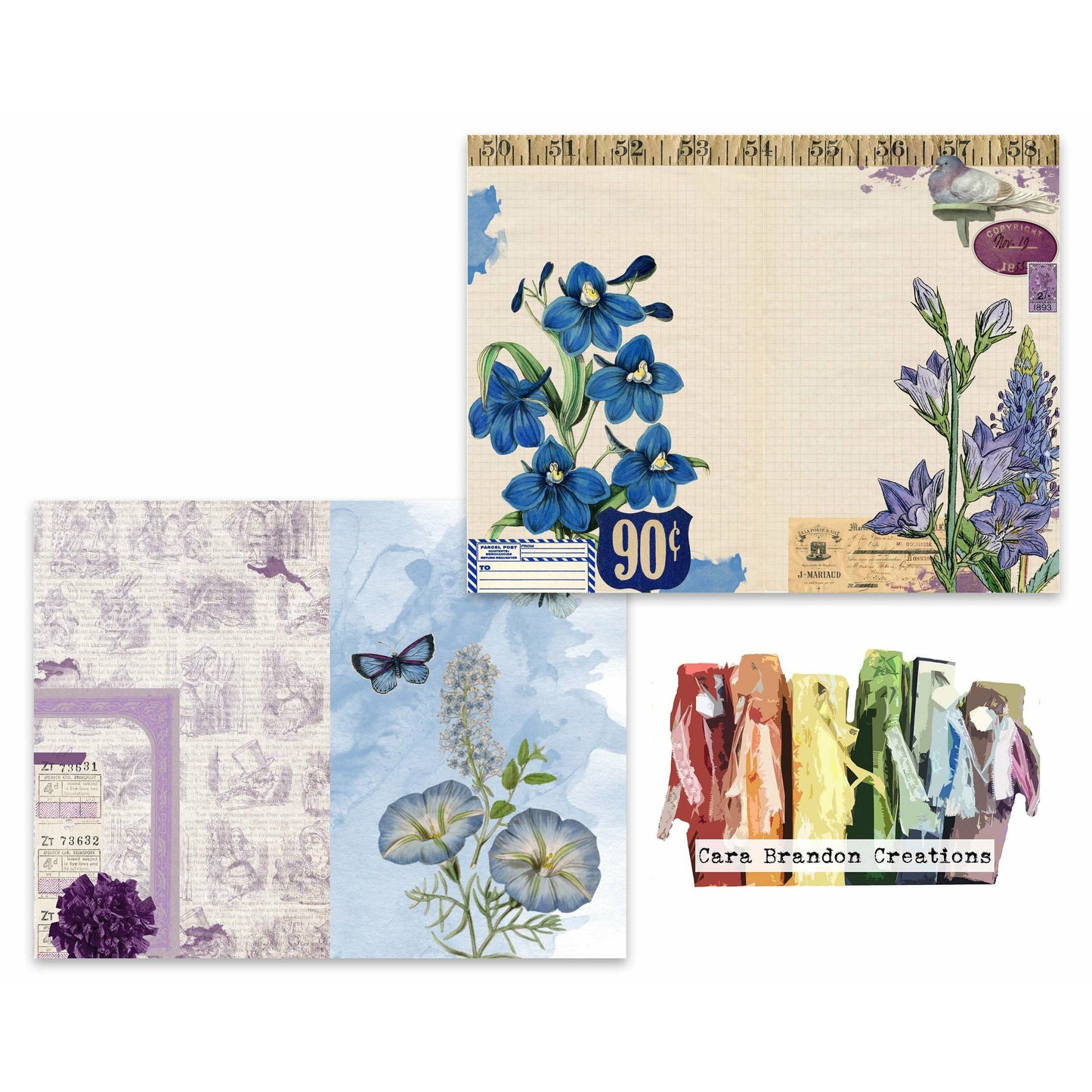 Retro Rainbow 3 Signature Journal Kit