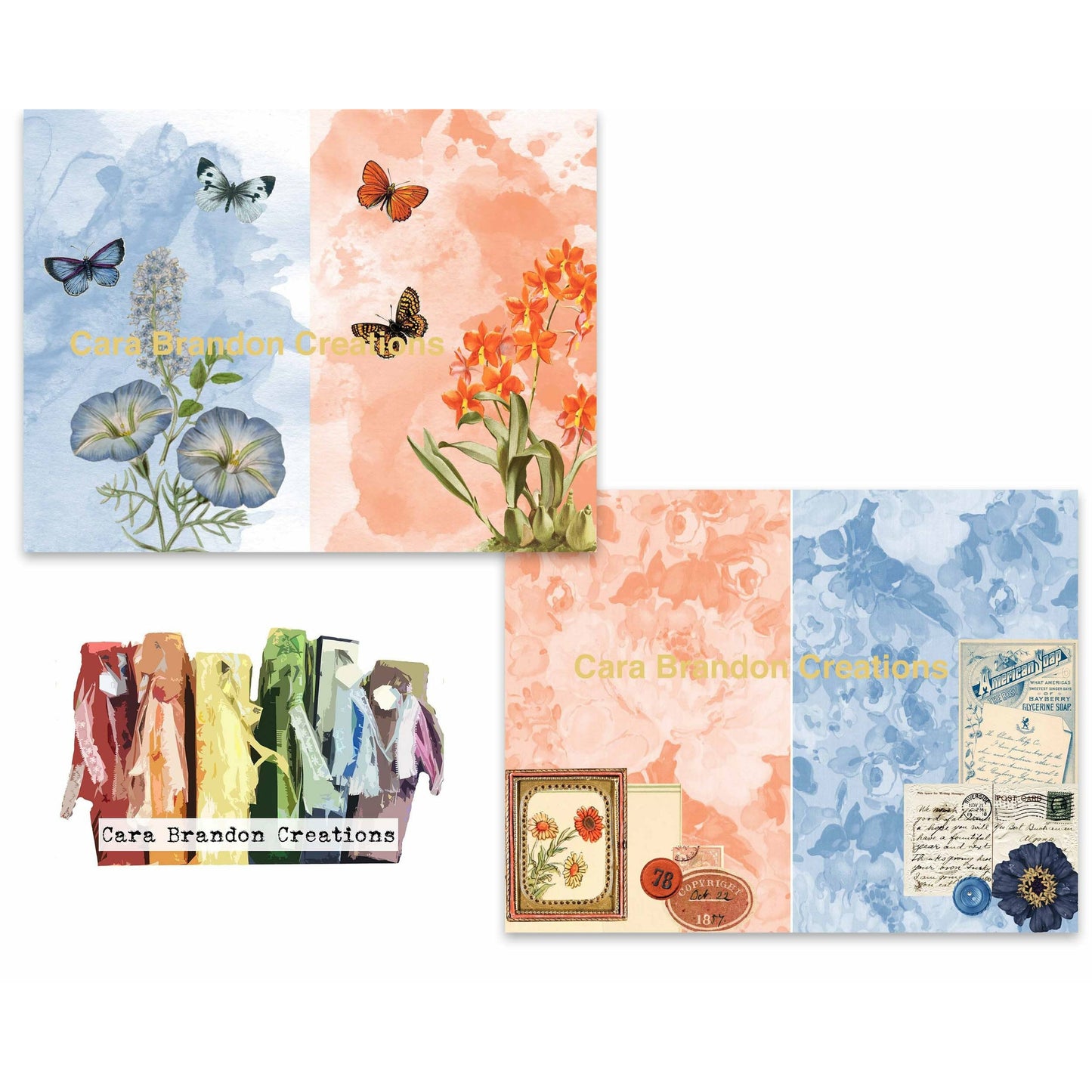 Retro Rainbow 1 Signature Journal Kit