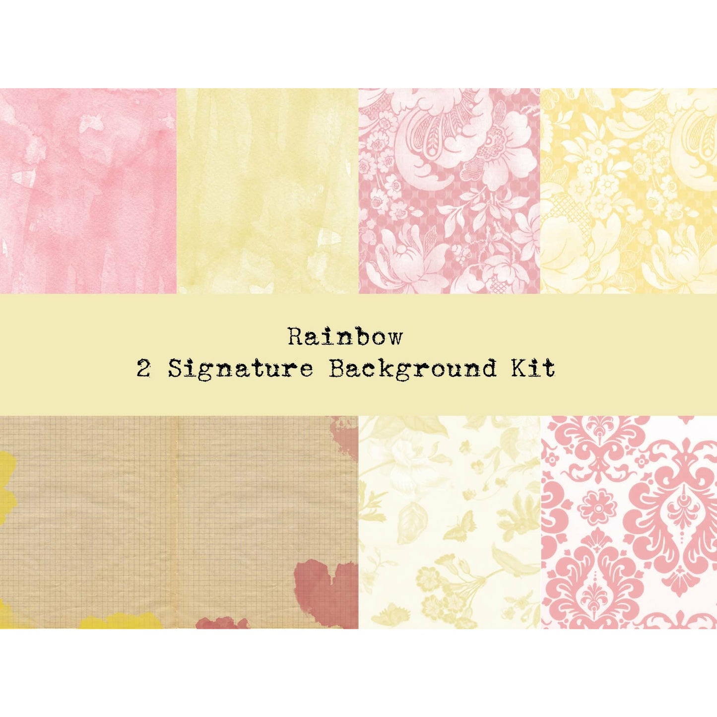 Retro Rainbow 2 Signature Rainbow Backgrounds