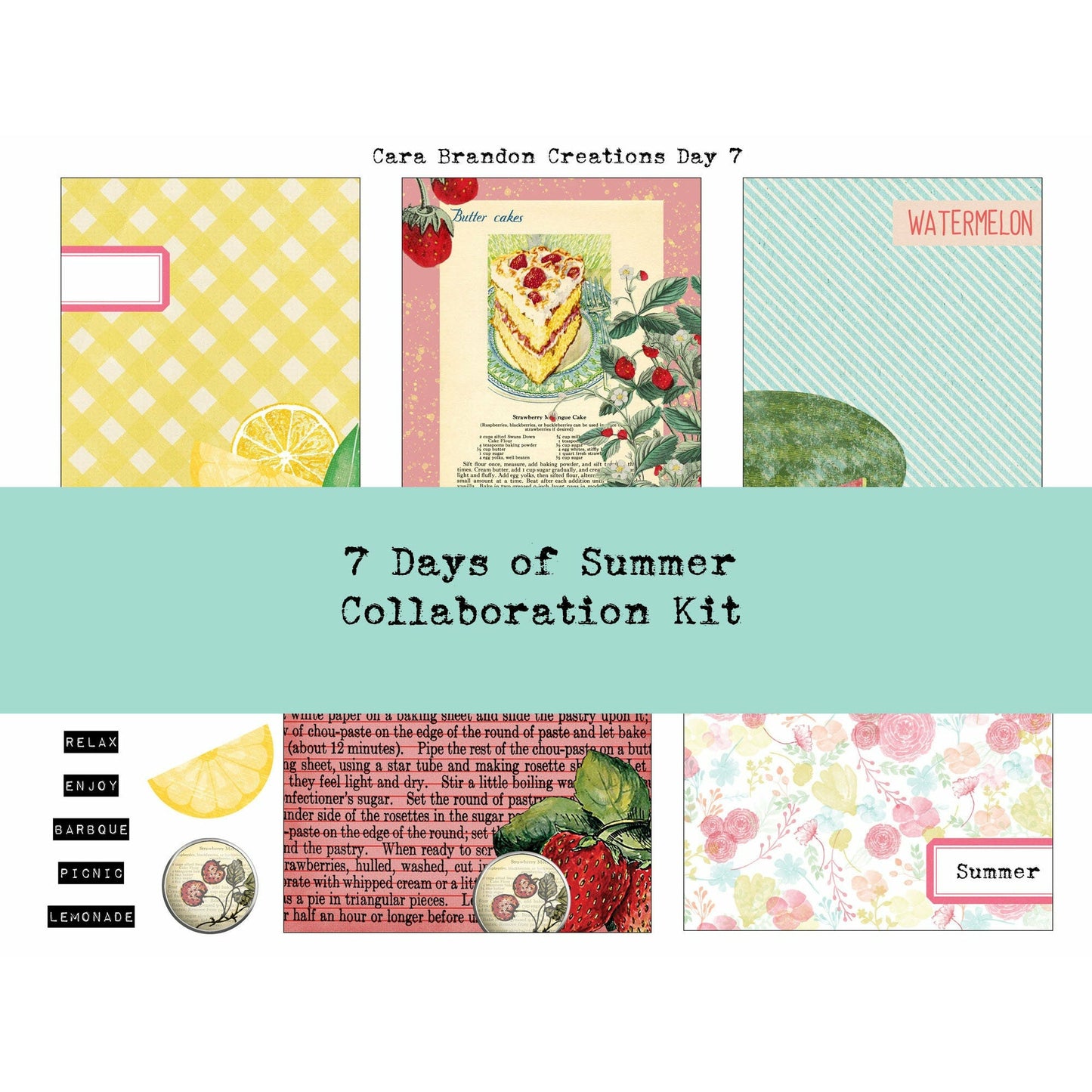7 Days of Summer Collaboration Kit with DearJulieJulie