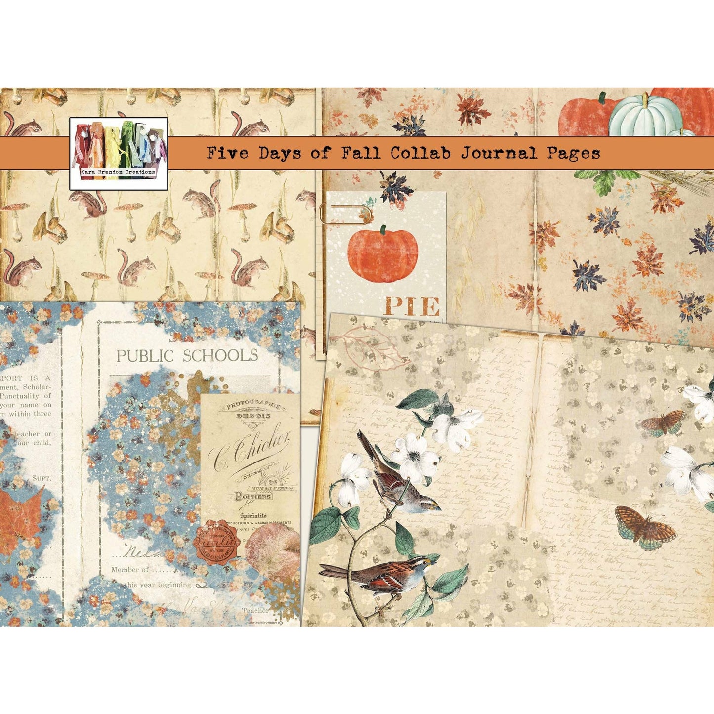 5 Days of Fall Coordinating Journal Kit