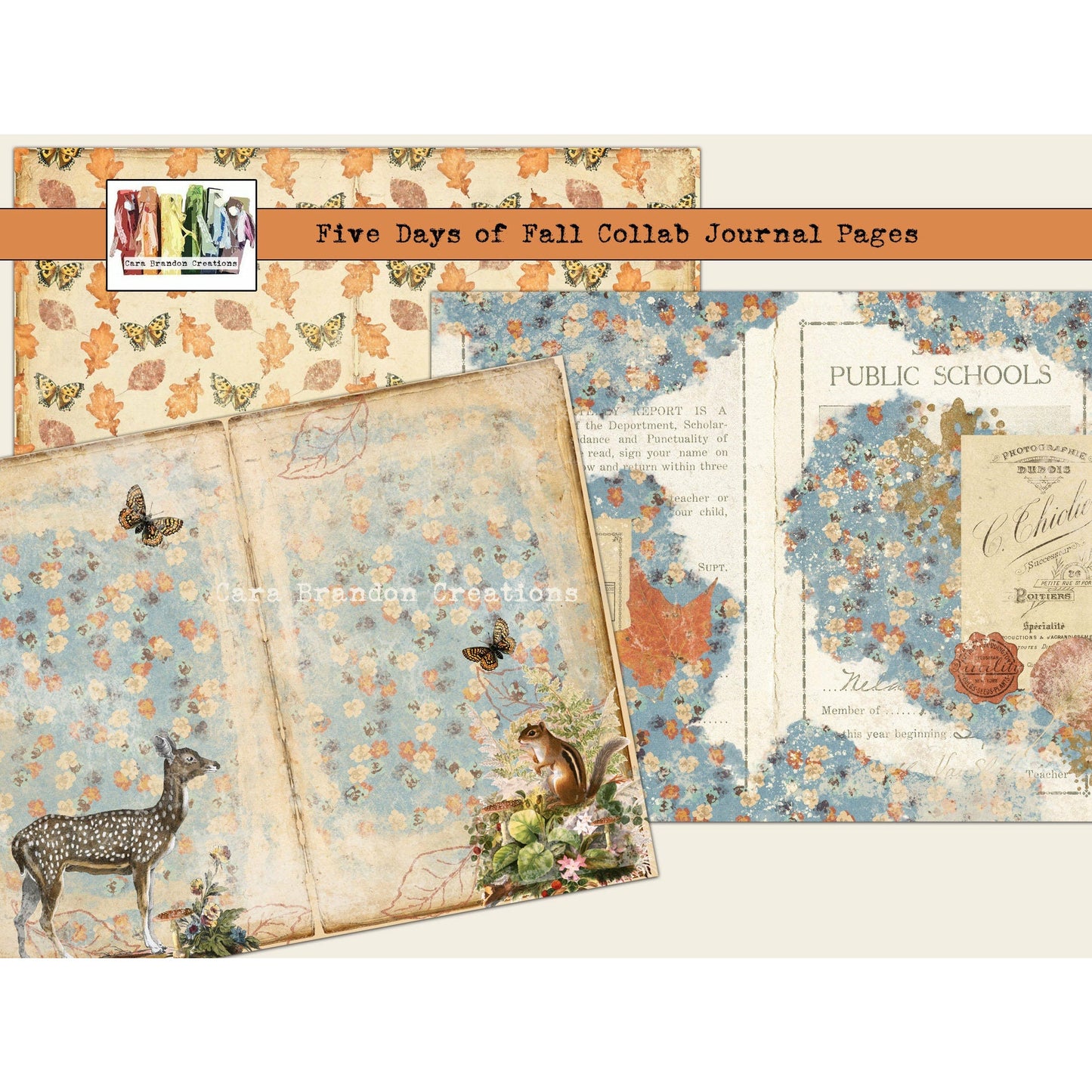 5 Days of Fall Coordinating Journal Kit