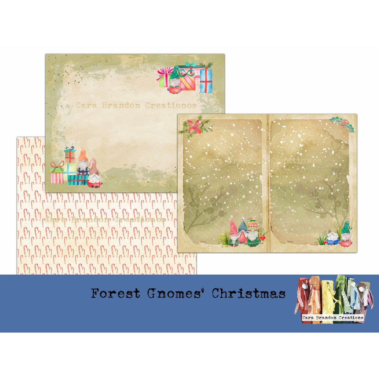 Forest Gnomes Christmas kit