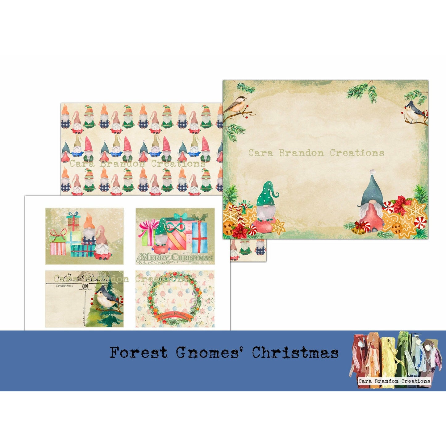 Forest Gnomes Christmas kit