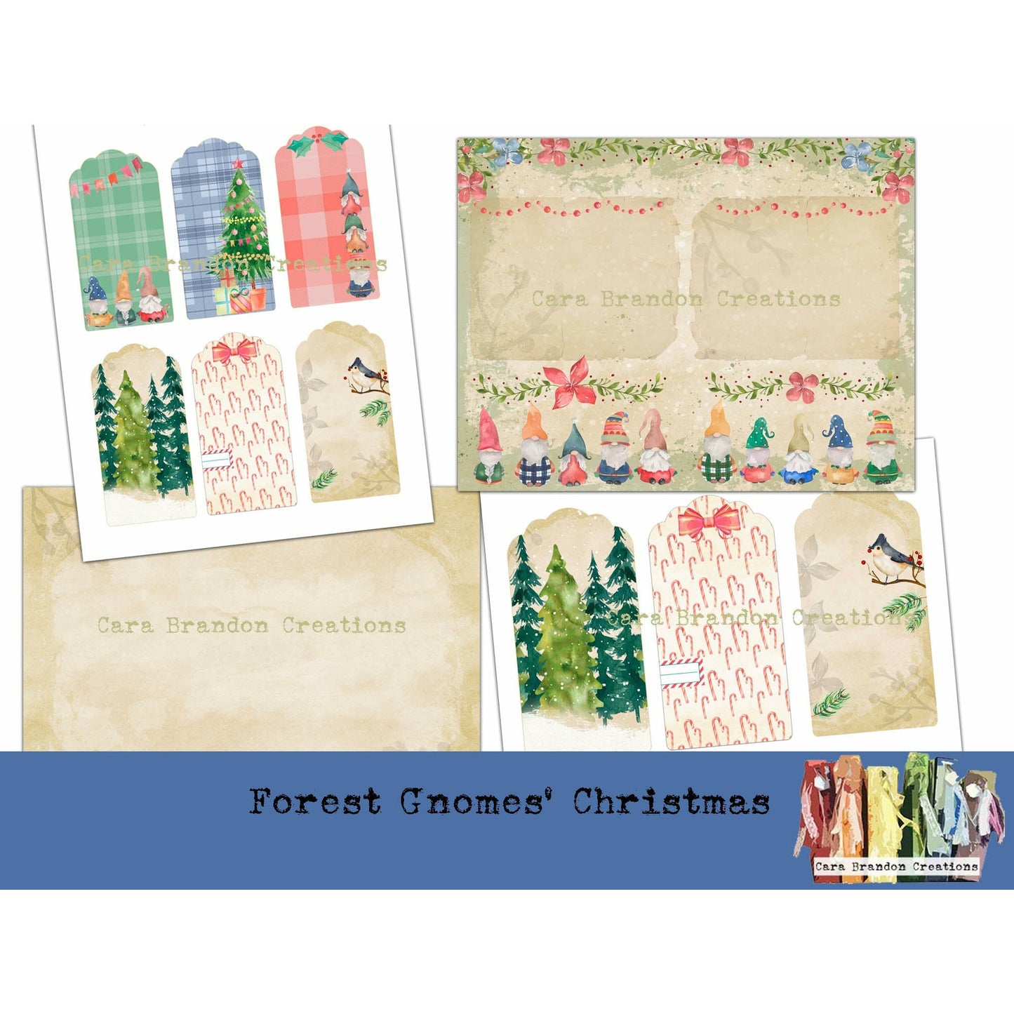 Forest Gnomes Christmas kit
