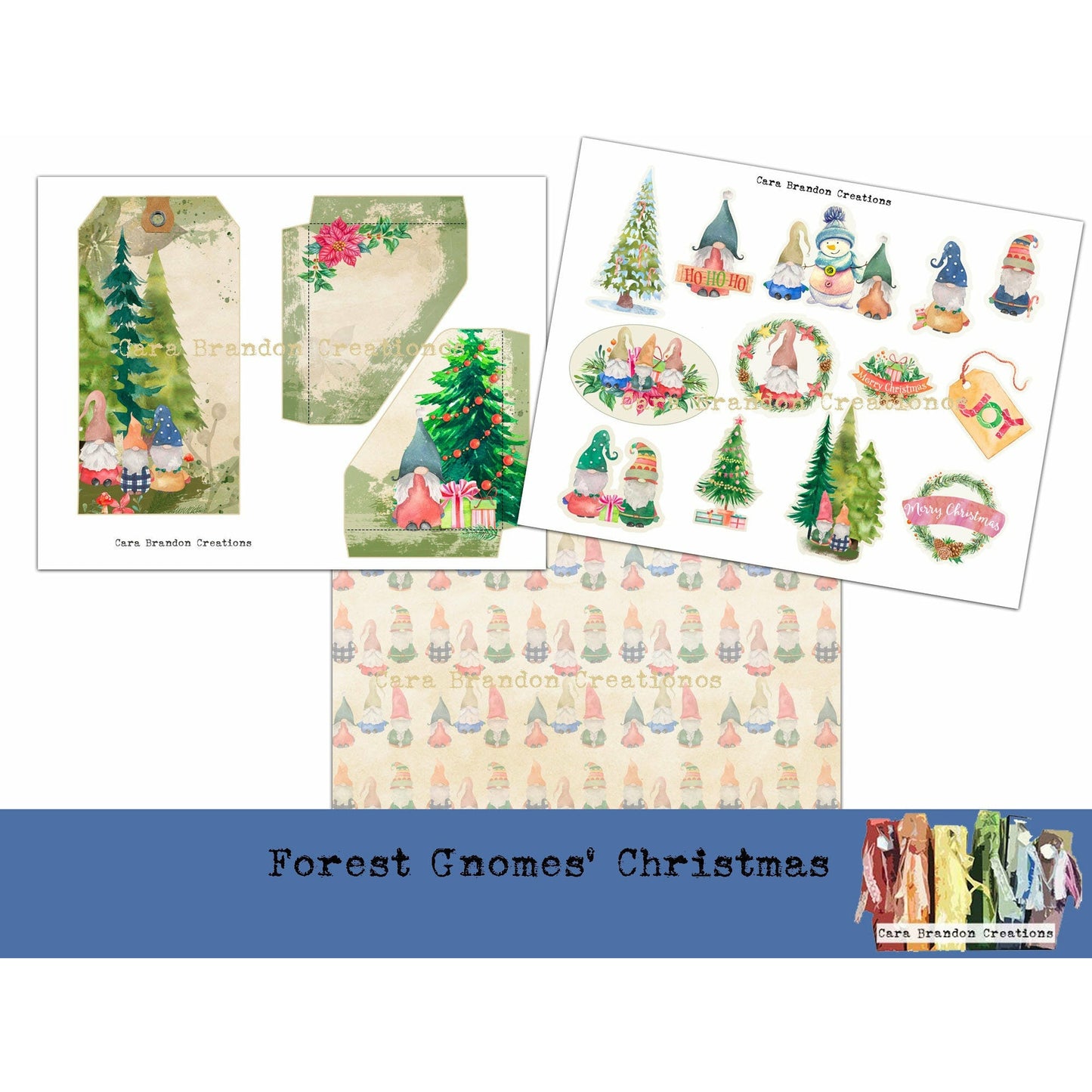 Forest Gnomes Christmas kit