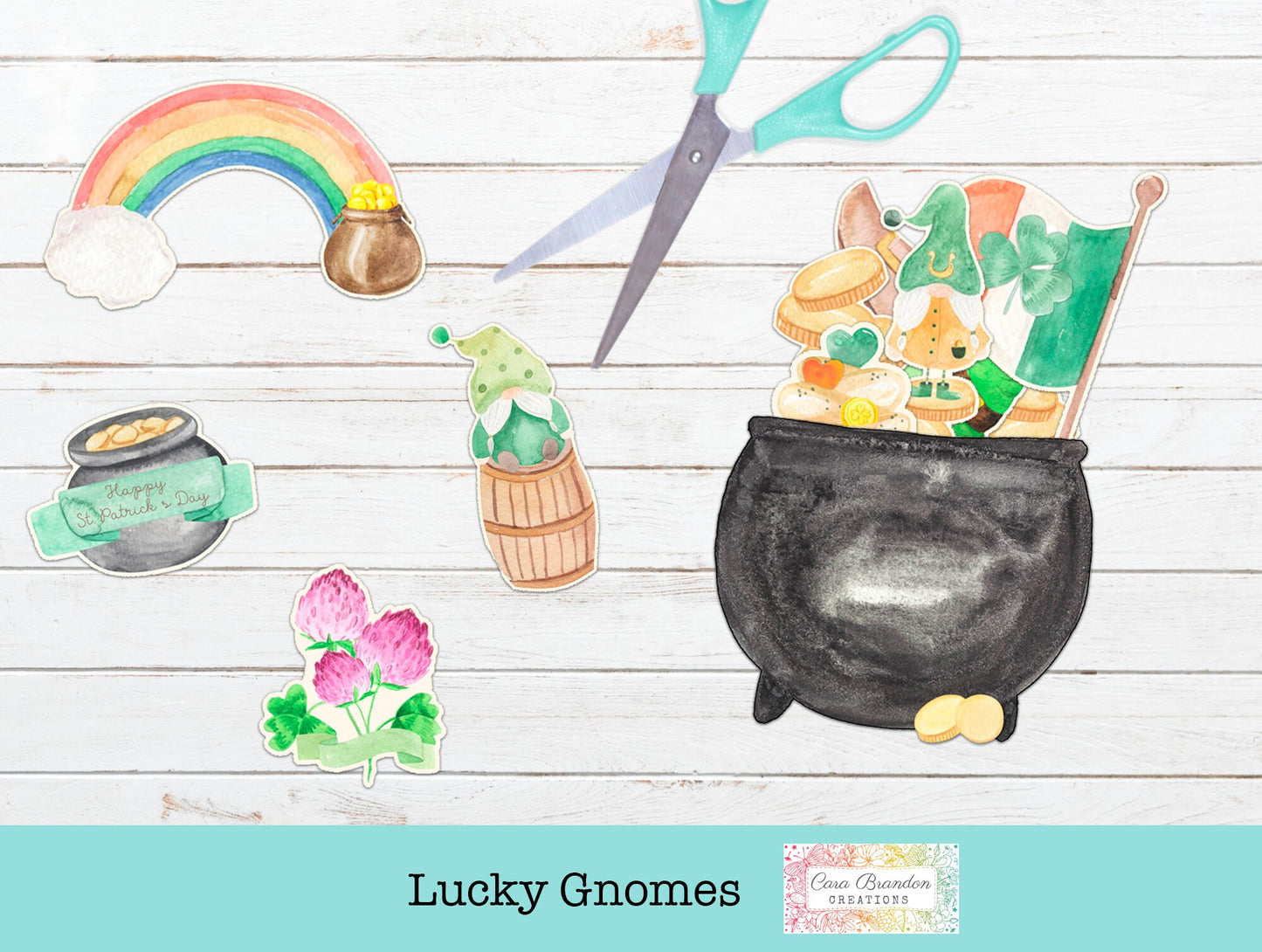 St. Patrick's Day Pocket kit and ephemera kit