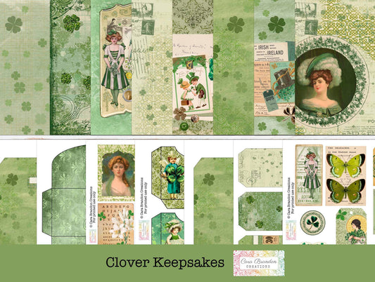 Clover Keepsakes, St. Patrick's Day Journal Kit