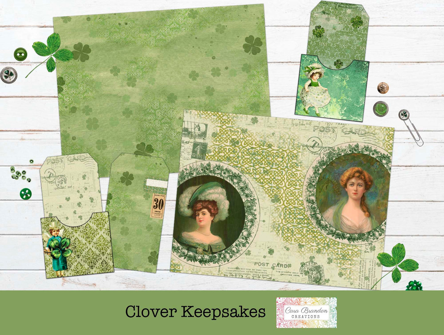 Clover Keepsakes, St. Patrick's Day Journal Kit