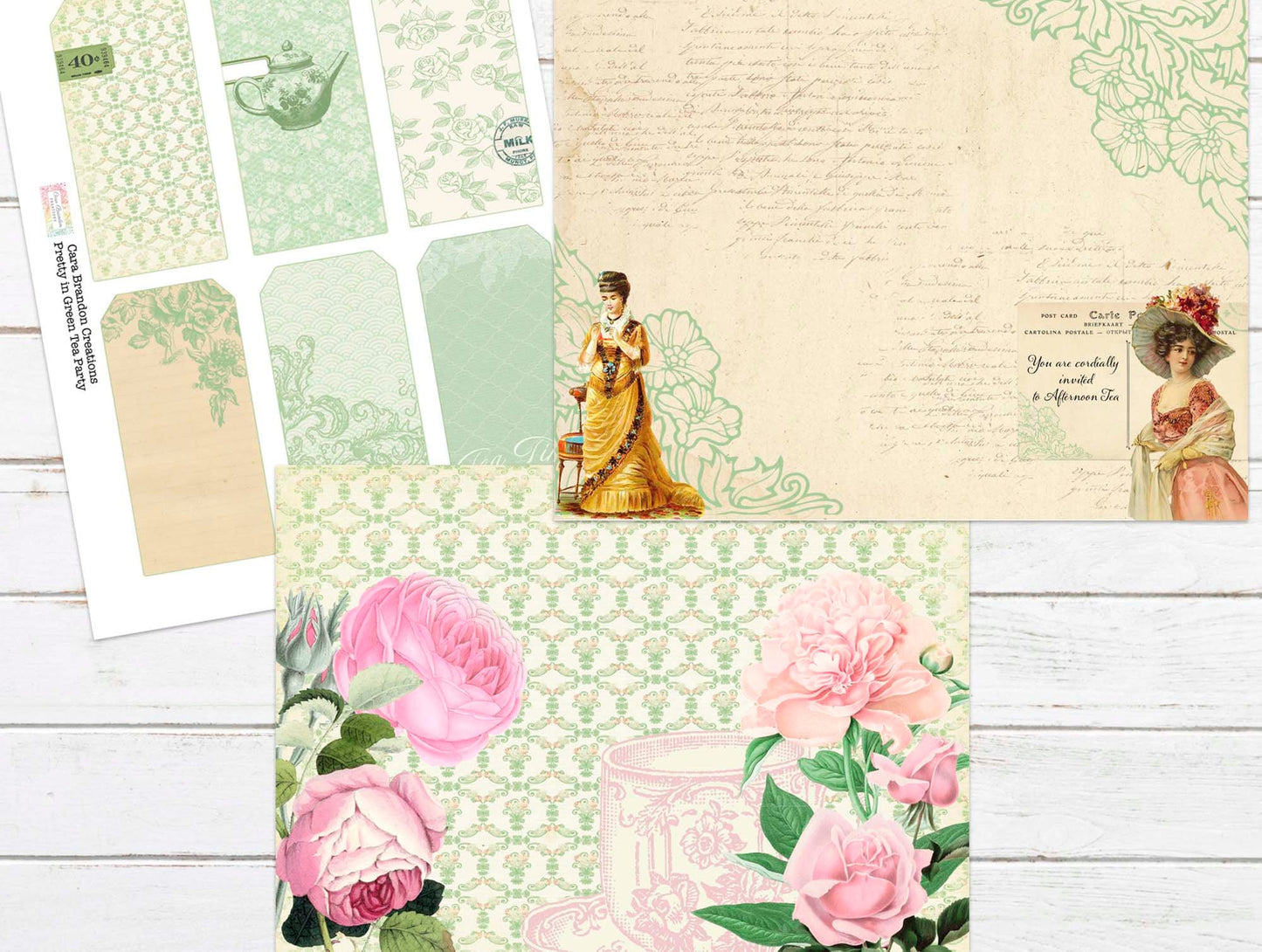 Pretty in Green Tea Party