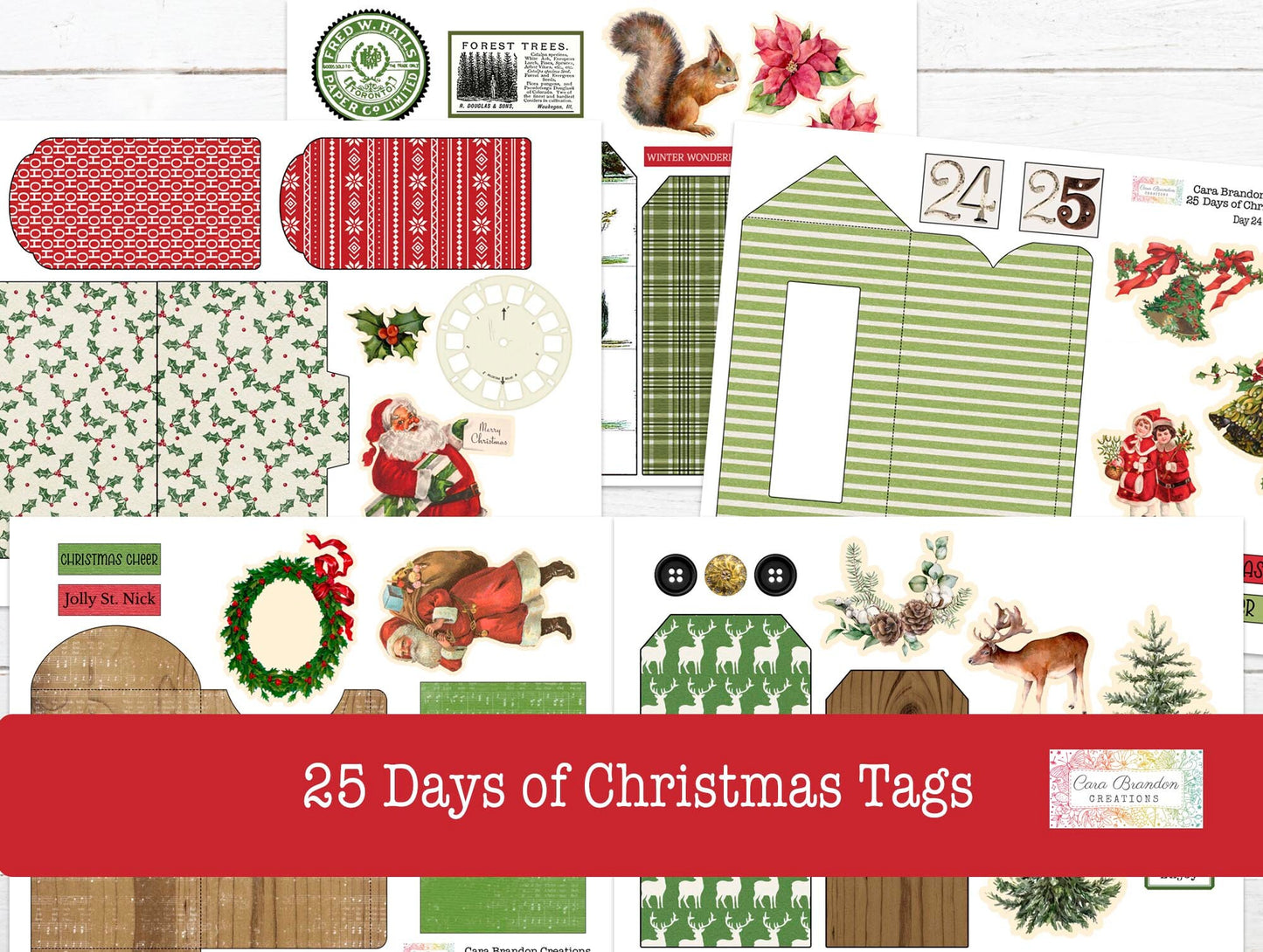25 Days of Christmas Tags