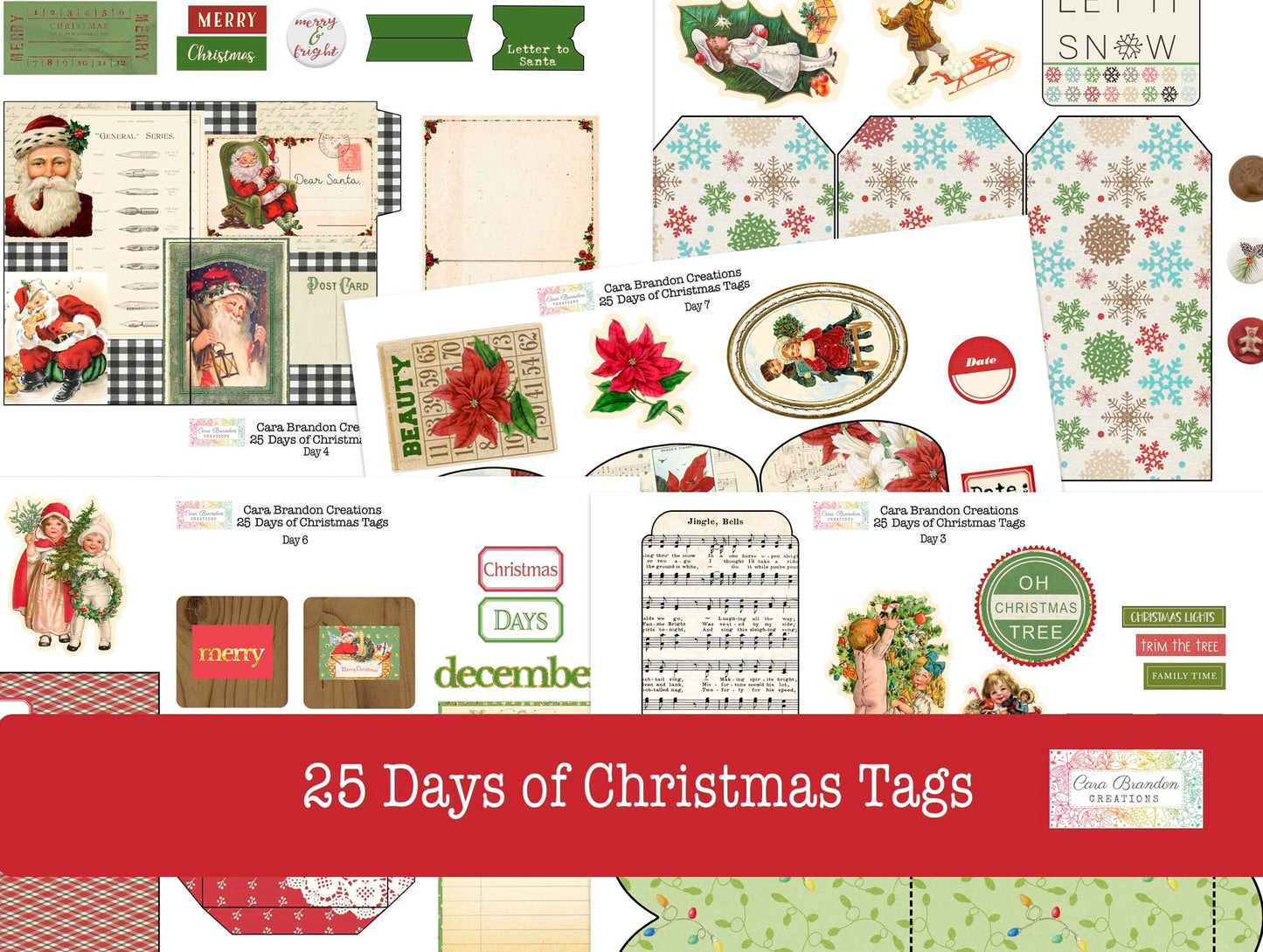 25 Days of Christmas Tags