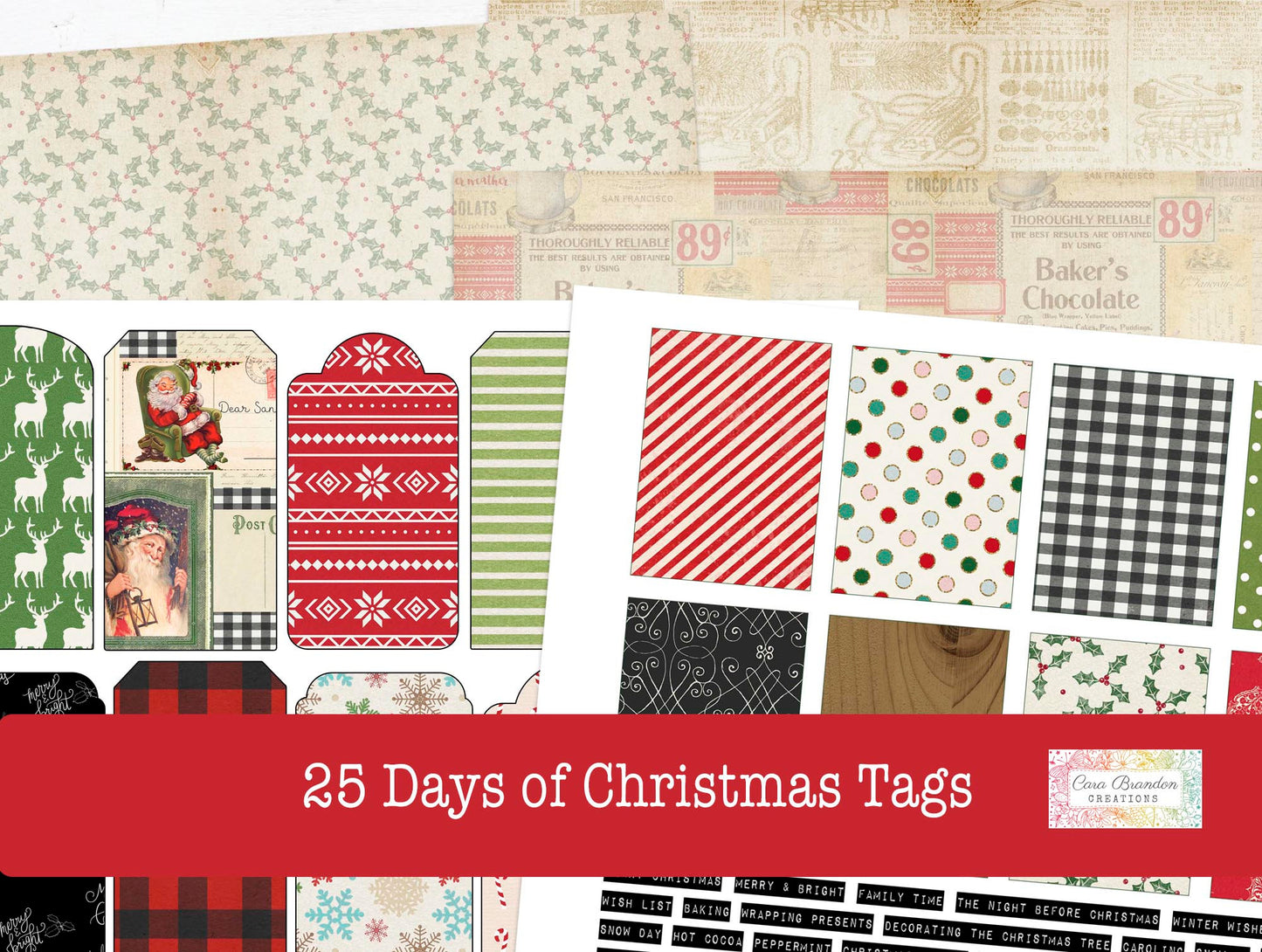 25 Days of Christmas Tags