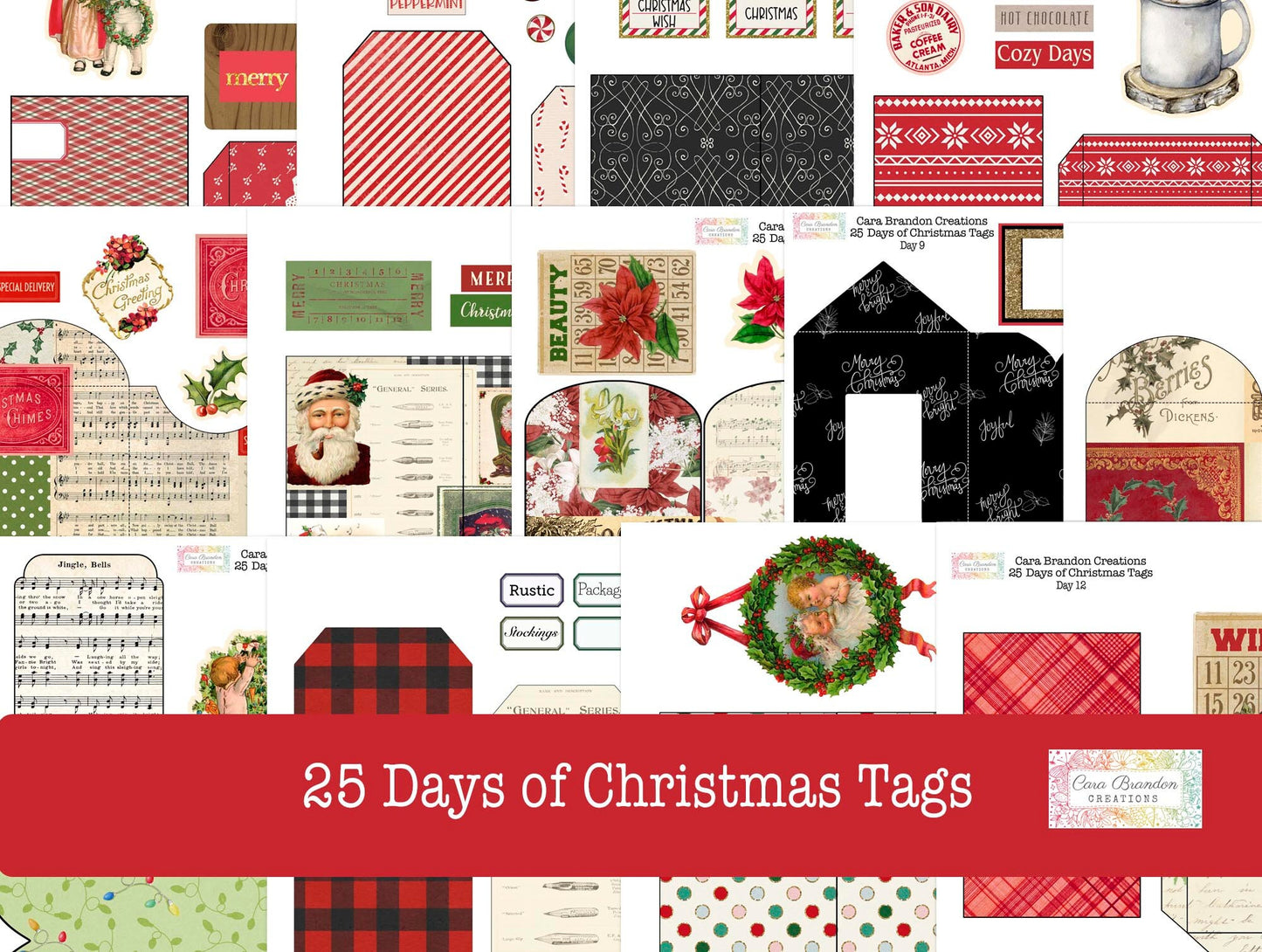 25 Days of Christmas Tags