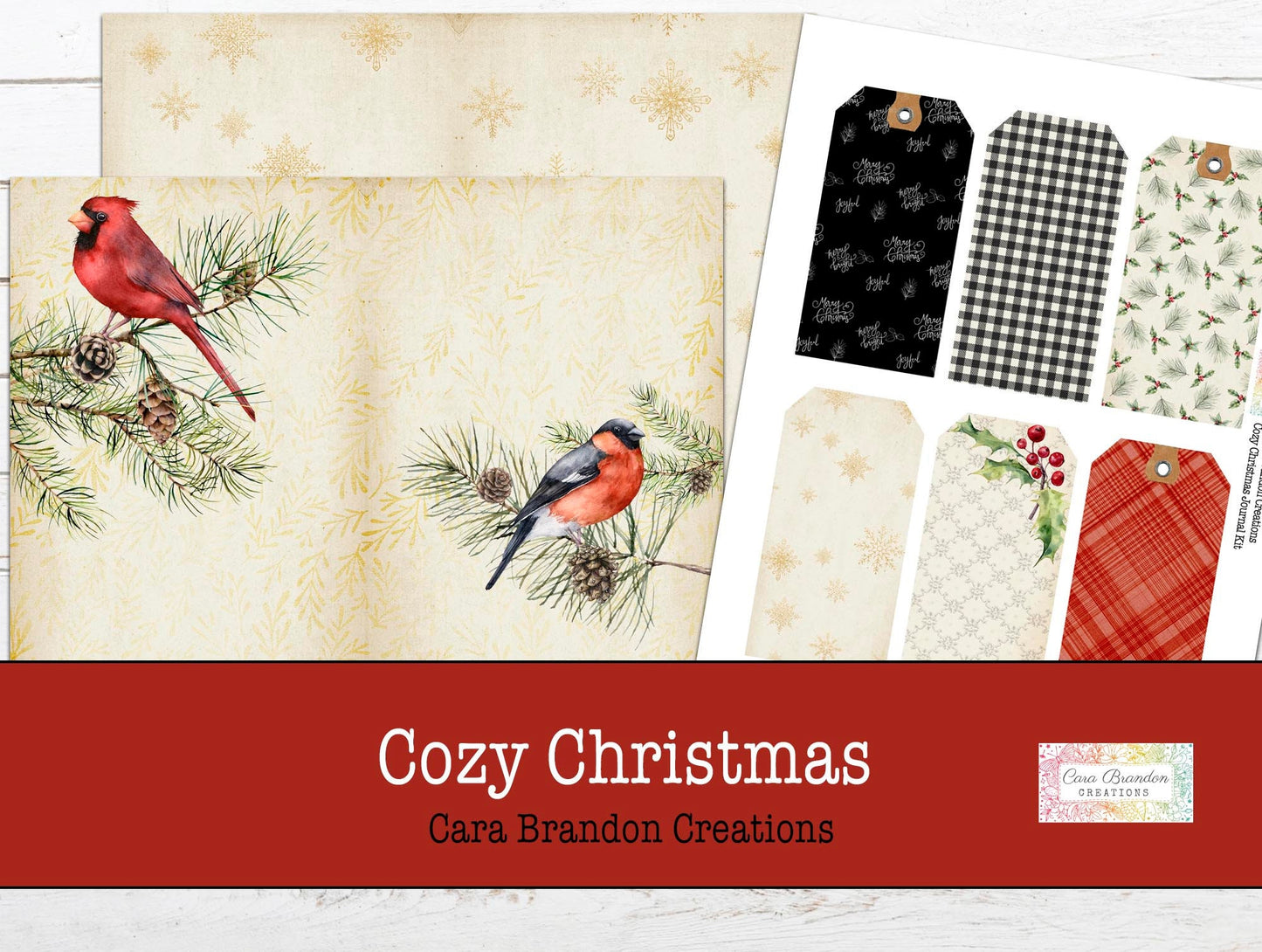 Cozy Christmas Junk Journal Kit