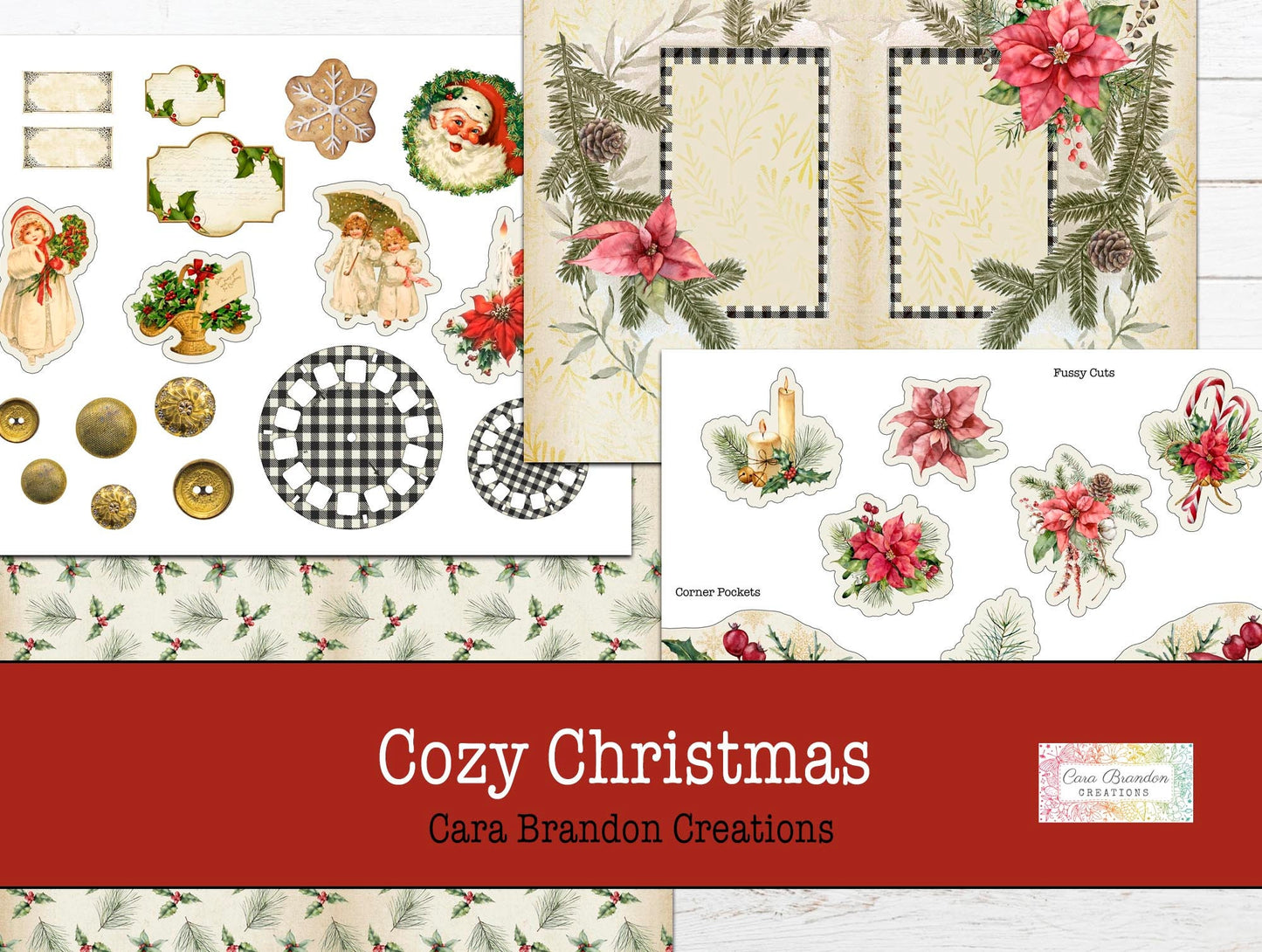 Cozy Christmas Junk Journal Kit