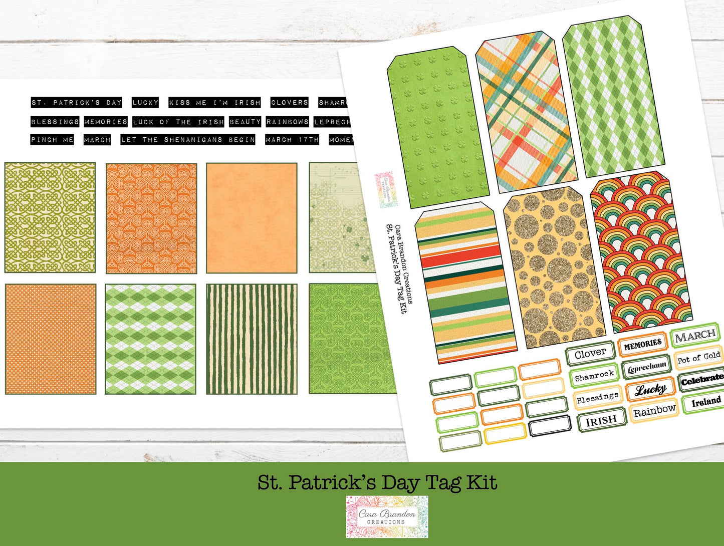 St. Patrick's Day Tag Kit