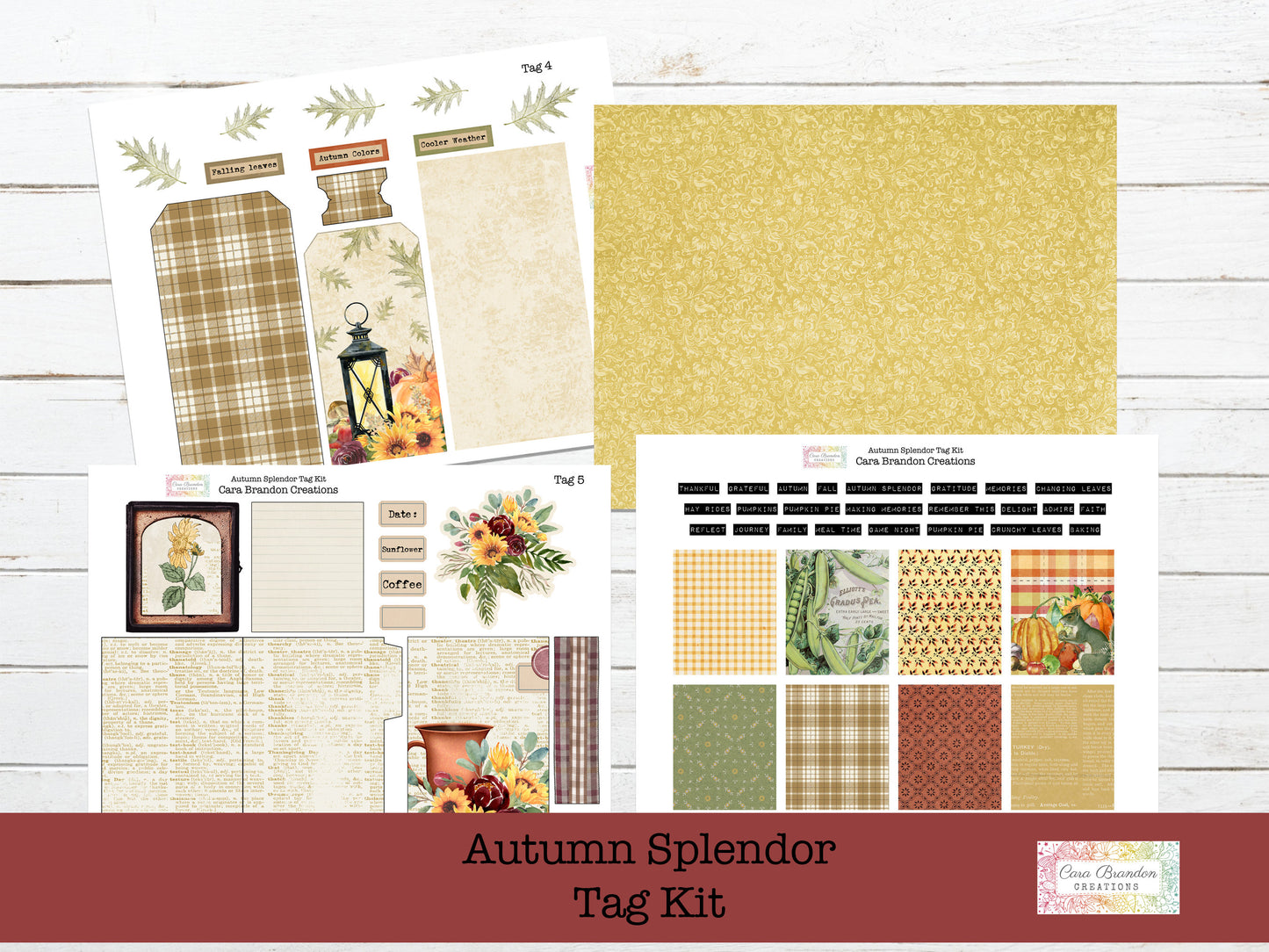 Autumn Splendor Tag Kit