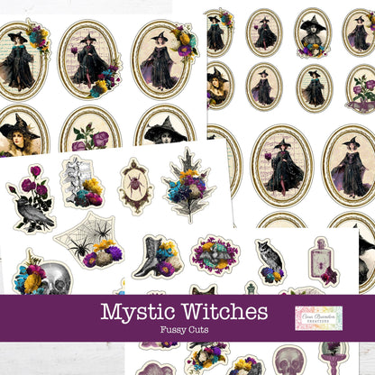 Mystic Witches Fussy Cuts