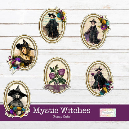 Mystic Witches Fussy Cuts